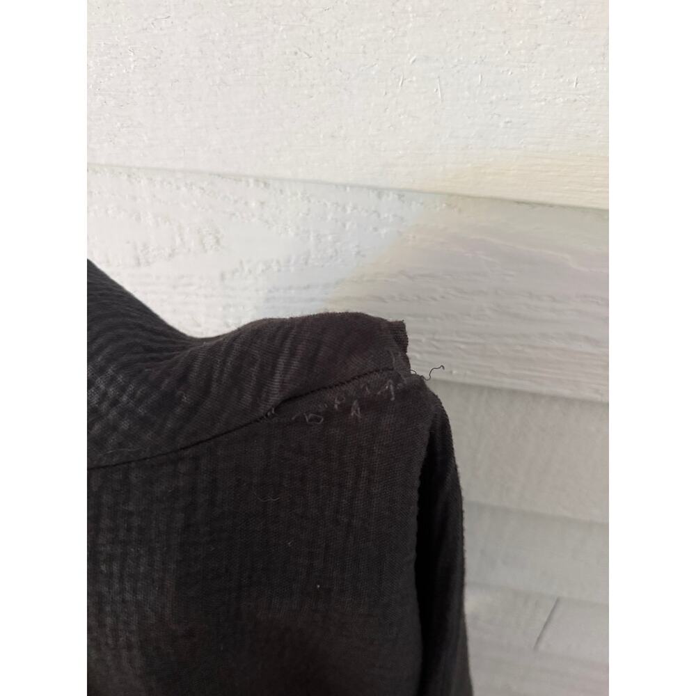 Black Crane Double Canvas Cotton Top XS - Picture 5 of 7